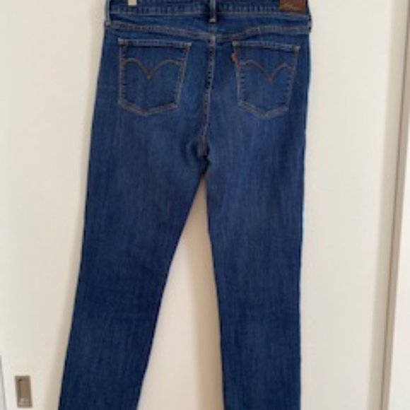 Levis San Francisco jeans dark wash slight curve classic SIZE 12 straight leg - Picture 4 of 5